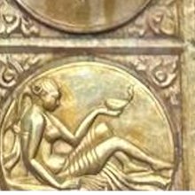 Kanya, the maiden (Virgo) in brass